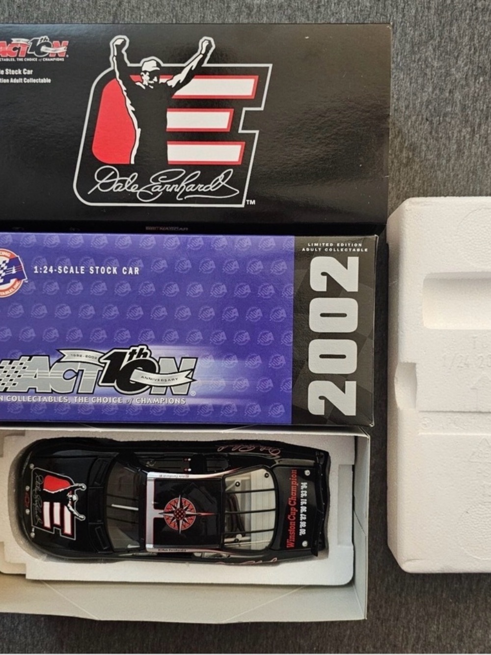 NIB 1:24 Scale Stock Car Dale Earnhardt Collectible (2002) Limited Edition